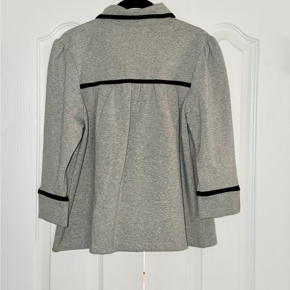 Motto Gray Jacket with Black Trim - Picture 2 of 6